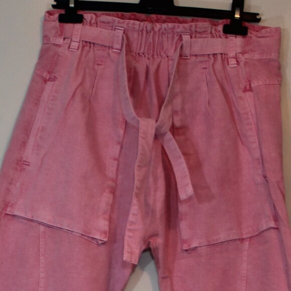Sky Rider Pants in Rose Elastic waistband oversize woman's size Small/medium - Picture 8 of 9